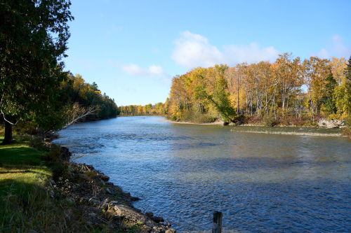 Automne,Saison,Milieu naturel,Rivière,Eau,Petite Cascapédia,Baie-des-Chaleurs,Région,MRC Bonaventure,Saint-Edgar,Jour,Temps
